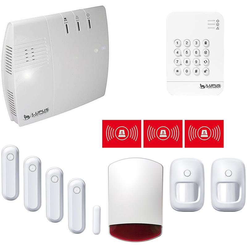 Lupusec - XT2 Plus Smart Home Ip-Alarmanlage-Set Lupusec - XT2 Plus Smart Home Ip-Alarmanlage-Set