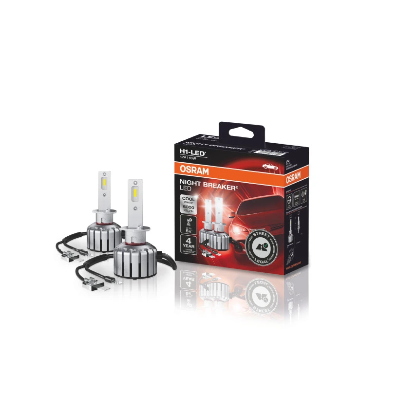 H1 NIGHT BREAKER LED 230% StVZO-Konforme LED-Nachrüstlampe 2St. OSRAM