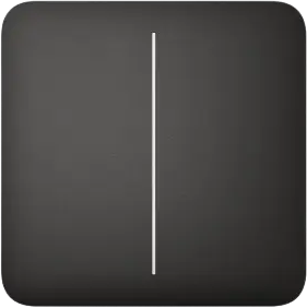 AJAX | Taste 2-fach Schalter - SoloButton 2 black AJAX | Taste 2-fach Schalter - SoloButton 2 black