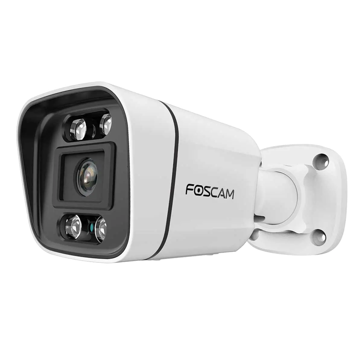Foscam V8EP 8 MP POE-Überwachungskamera mit integriertem Scheinwerfer und einer Alarmsirene (weiß)