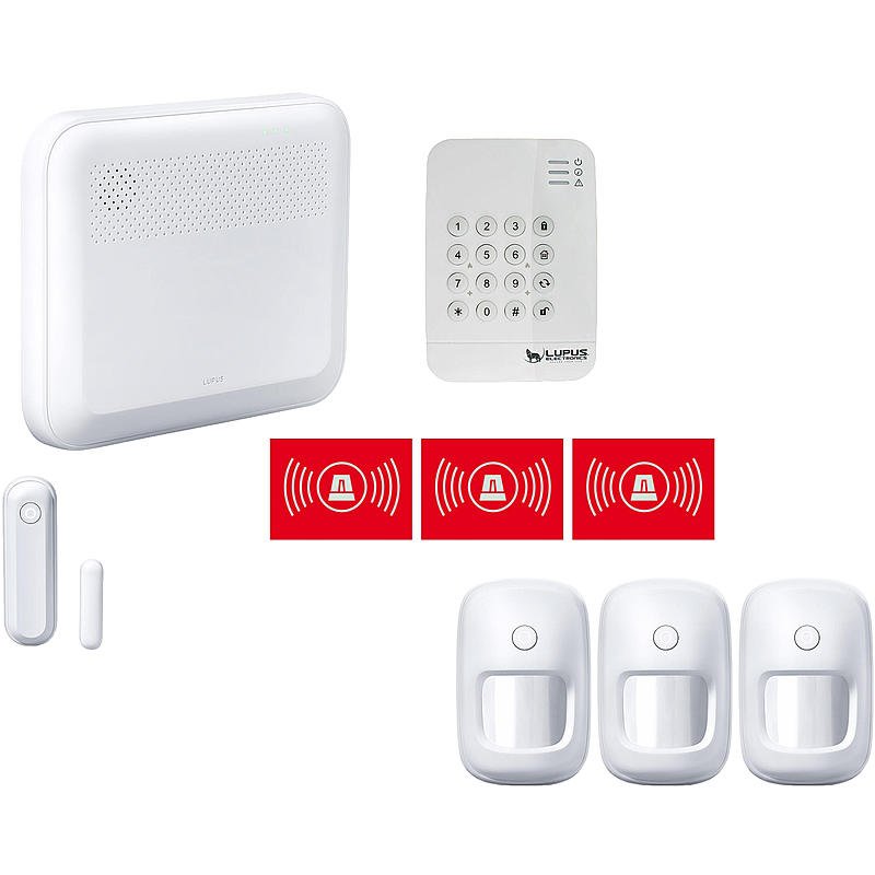 Lupus - XT1 Plus IP-Alarm-Set mit Bewegungsmelder