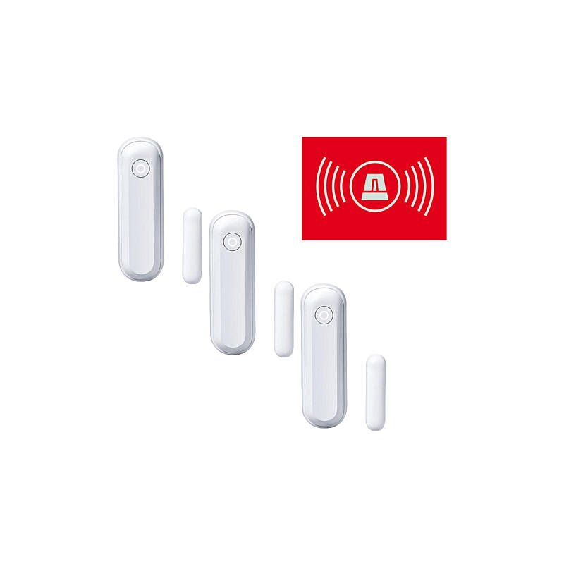 Lupusec - Fenster-Türkontakt V2 weiss 3er Set Lupusec - Fenster-Türkontakt V2 weiss 3er Set