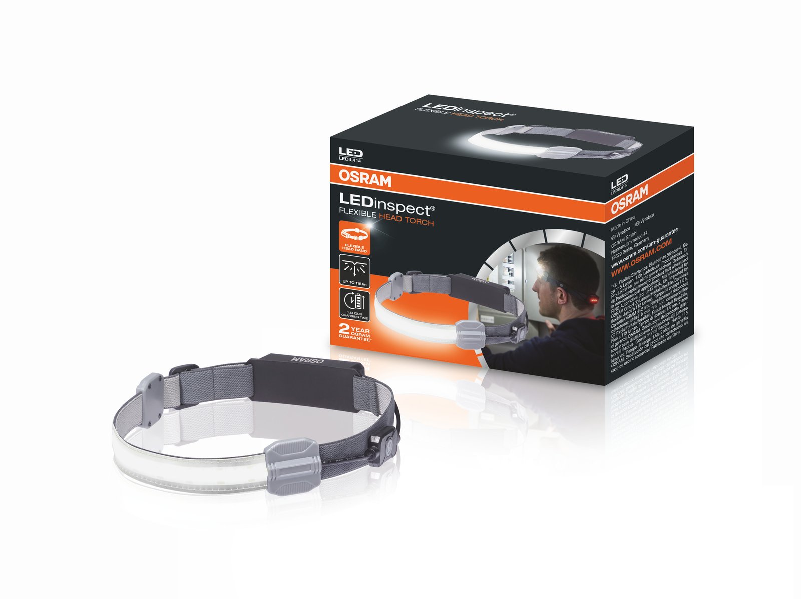 LEDinspect FLEXIBLE HEAD TORCH 1St. OSRAM LEDinspect FLEXIBLE HEAD TORCH 1St. OSRAM