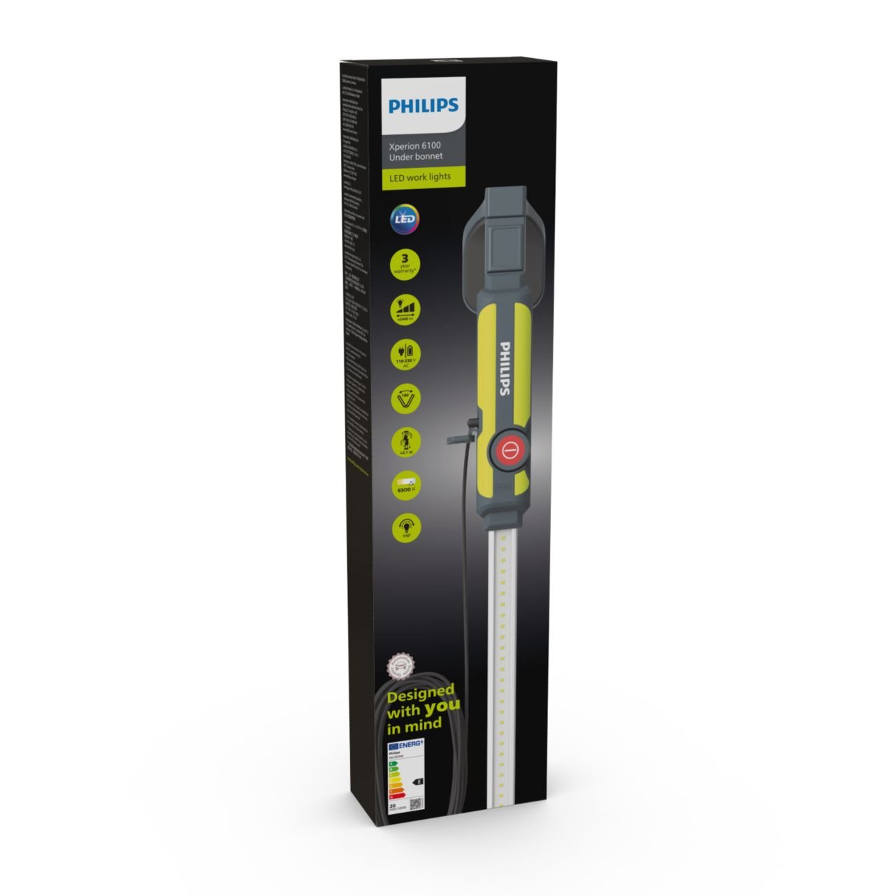 LED Motorraumlampe Dimmbar Akku und Teleskophalterung Xperion 6100 1st. Philips LED Motorraumlampe Dimmbar Akku und Teleskophalterung Xperion 6100 1st. Philips