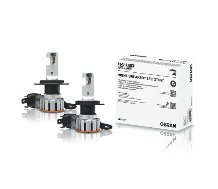 H4 NIGHT BREAKER LED START 230% für Werkstatt LED 2St. OSRAM