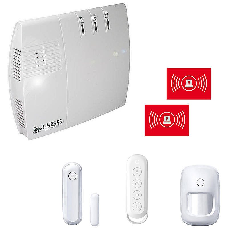 Lupusec - XT2 Plus GSM-Alarmanlagen-Set für Wohnung Lupusec - XT2 Plus GSM-Alarmanlagen-Set für Wohnung