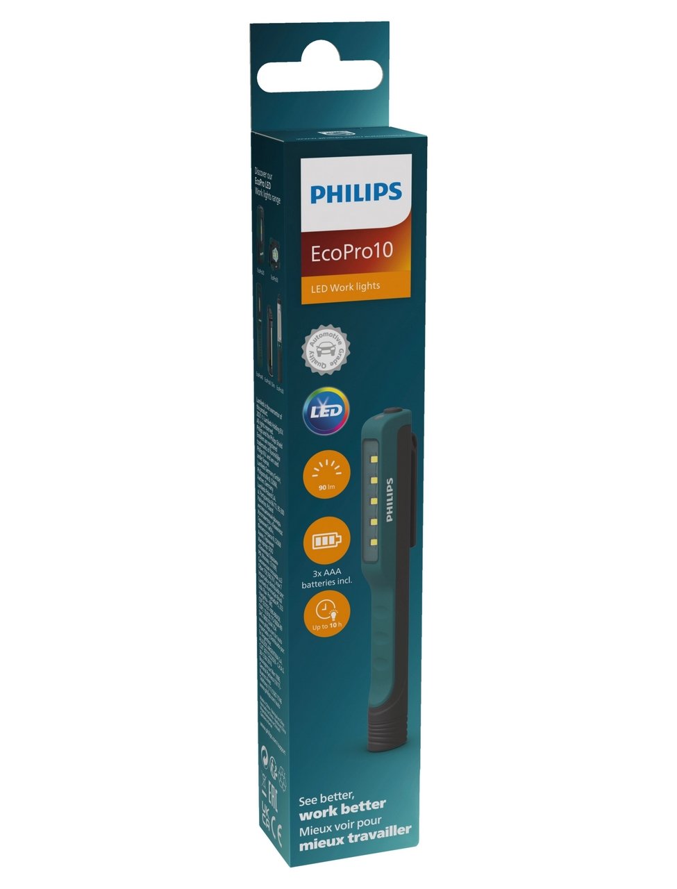 LED Inspection Werkstattlampe ECOPRO10 X1 RC120 3,7V 1St. Philips