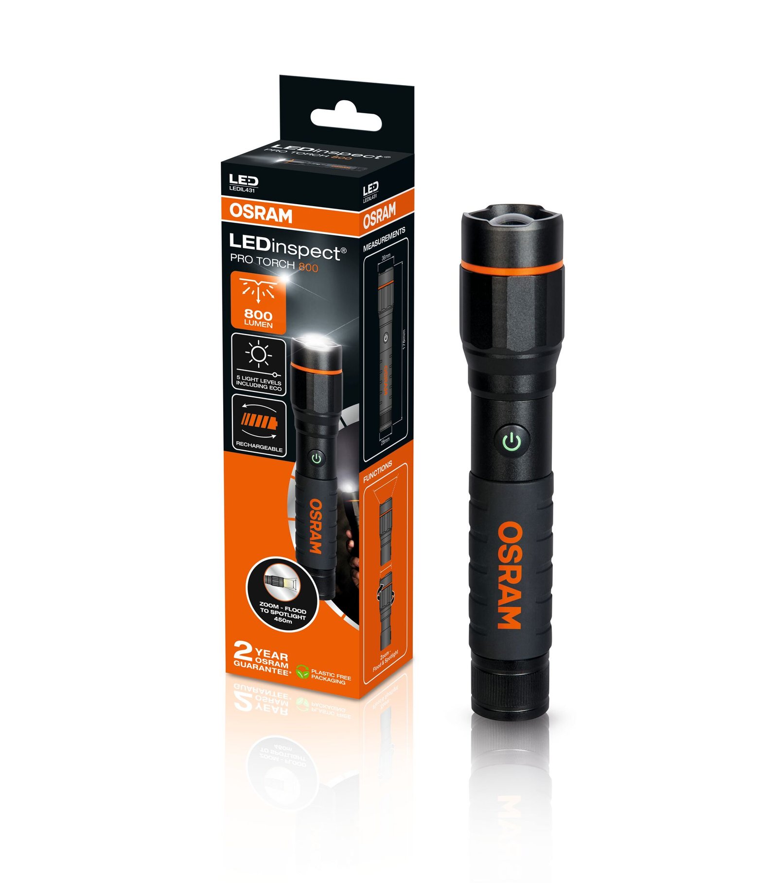 LEDinspect PRO TORCH 800 1st. OSRAM LEDinspect PRO TORCH 800 1st. OSRAM