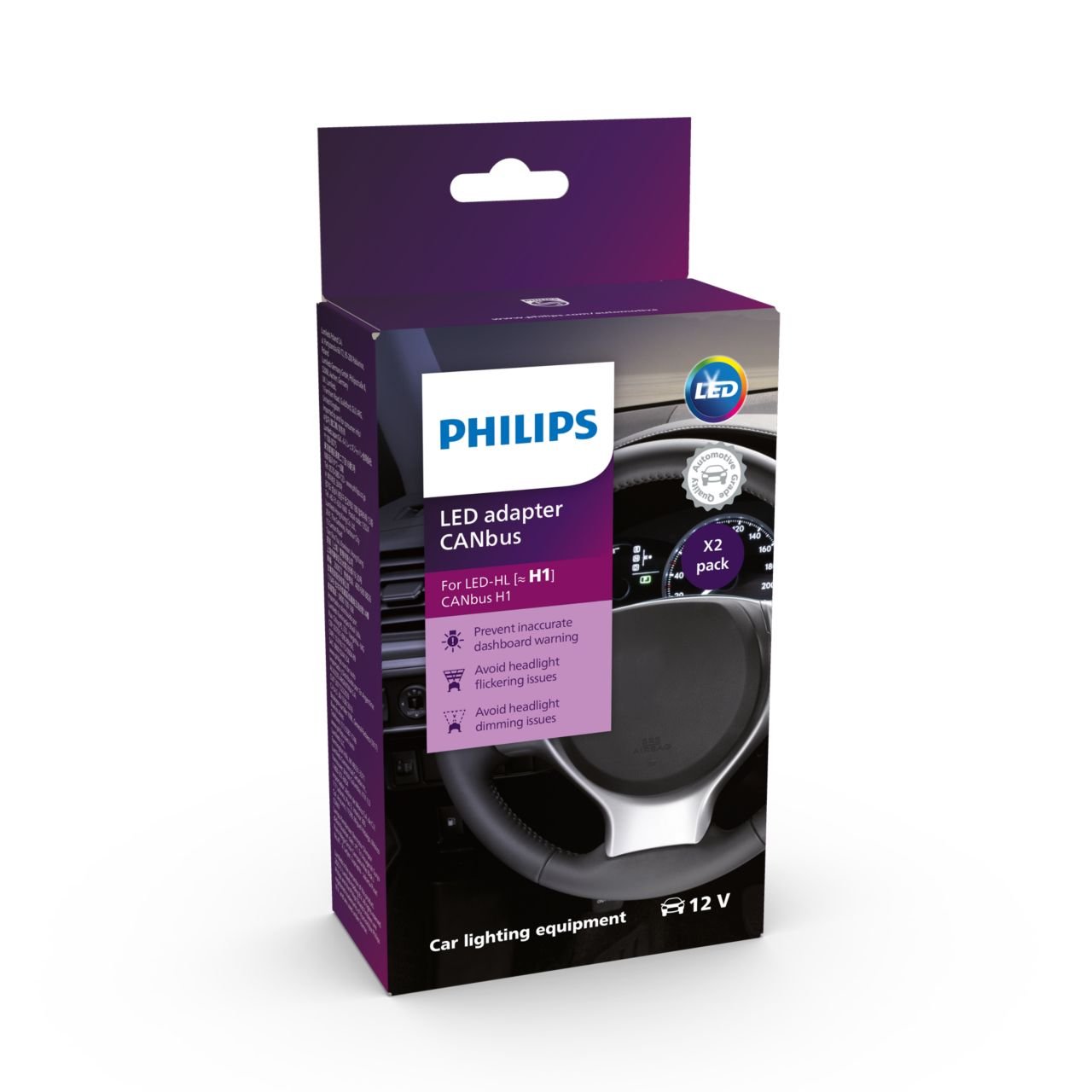 LED CanBus Adapter H1 12V 2St. Philips LED CanBus Adapter H1 12V 2St. Philips