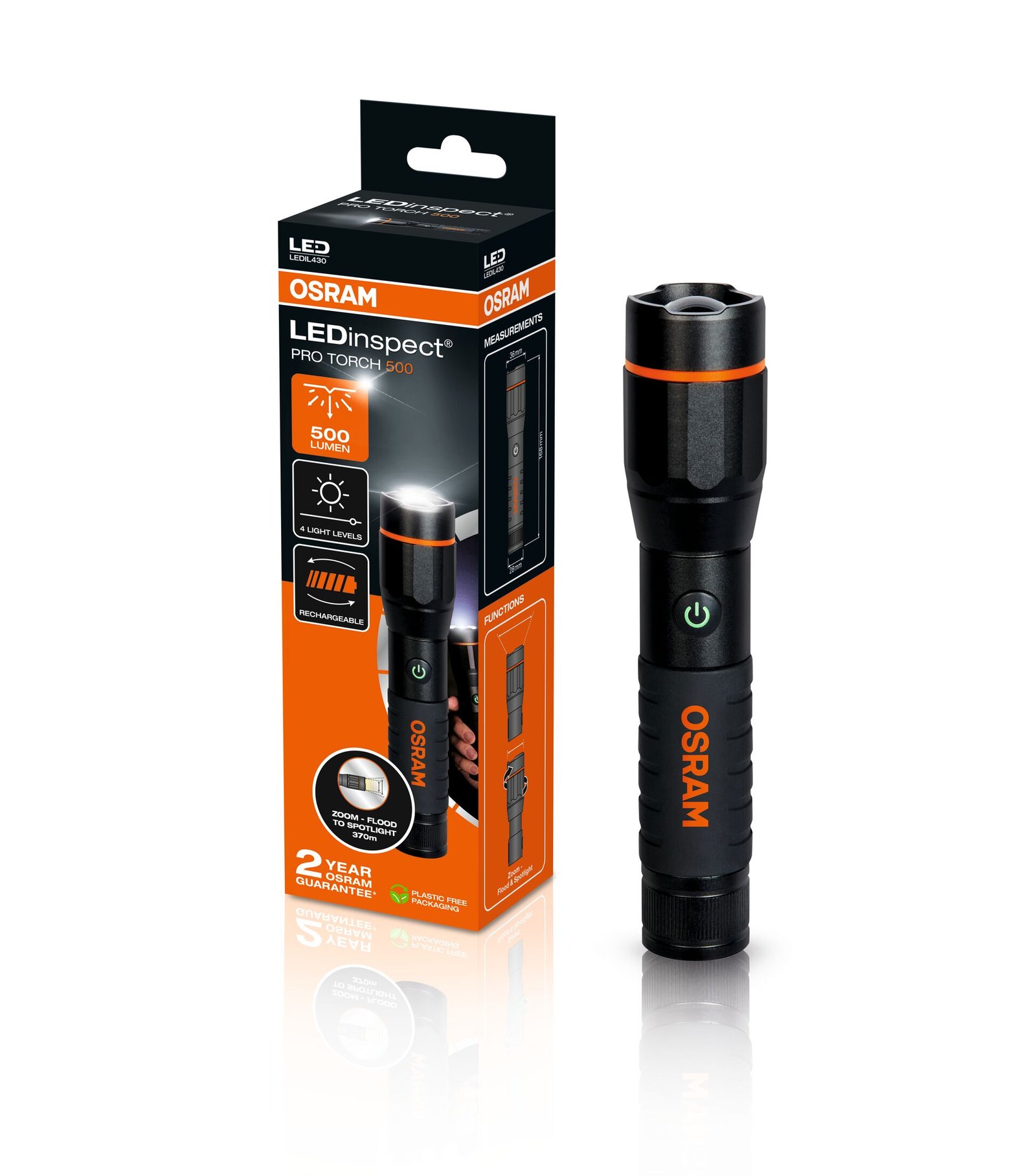 LEDinspect PRO TORCH 500 1st. OSRAM LEDinspect PRO TORCH 500 1st. OSRAM