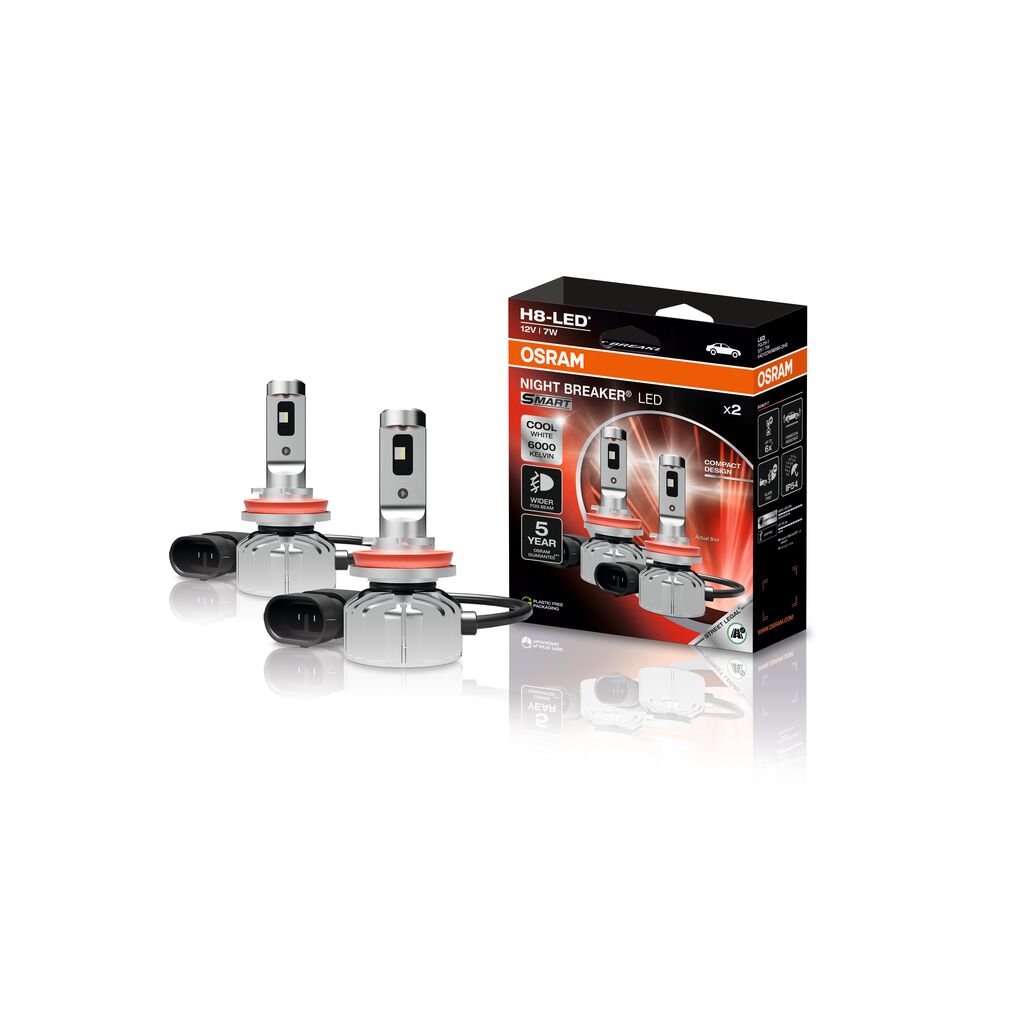 H8 NIGHT BREAKER LED SMART StVZO-Konforme LED 2St. OSRAM H8 NIGHT BREAKER LED SMART StVZO-Konforme LED 2St. OSRAM